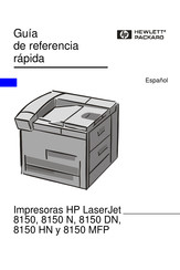 HP LaserJet 8150 HN Guía De Referencia Rápida