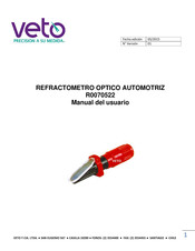 Veto R0070522 Manual Del Usuario