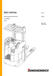 Jungheinrich ESC 316z Instrucciones De Servicio