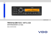 VDO TR7311U-OR Manual De Instrucciones