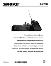 Shure PSM900 Guia Del Usuario
