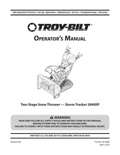 Troy-Bilt Storm Tracker 2690XP Manual Del Operador