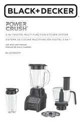 Black+Decker POWERCRUSH BL1275BGFP Manual De Uso Y Cuidado