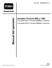 Toro ProCore 864 Manual Del Operador