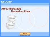 Sharp AR-5316E Manual En Linea