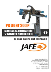 jafe PG LIGHT 300 P Manual De Utilización Y Mantenimiento