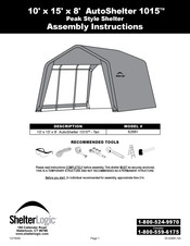 Shelter Logic 62681 Instrucciones De Ensamblaje