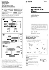 Sony CDX-C880R Manual De Instalación