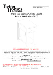 better homes BH45-021-199-03 Serie Manual Del Usuario