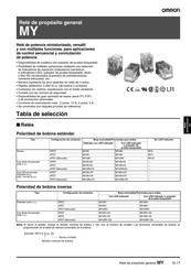 Omron MY4N-CR Manual Del Usuario