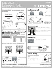 Lutron EcoSystem 5 Serie Guia De Instalacion