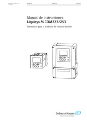 Endress+Hauser Liquisys M COM253 Manual De Instrucciones