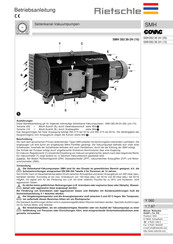 Rietschle COVAC SMH382 38-2H (10) Instrucciones De Uso