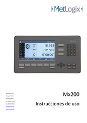 MetLogix Mx200 Instrucciones De Uso