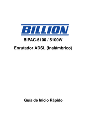 Billion BIPAC-5100 Guia De Inicio Rapido