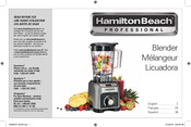 Hamilton Beach Professional 58850 Manual Del Usuario