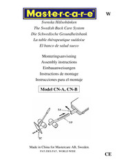 Mastercare CN-B Instrucciones Para El Montaje