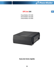 PowerWalker VFD 400 Guia De Inicio Rapido