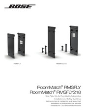Bose RoomMatch RMS215 Instrucciones De Instalación Y De Seguridad
