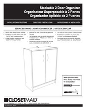 ClosetMaid 130700 Instrucciones De Instalación