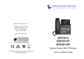 Grandstream GRP2612 Guía De Instalación Rápida