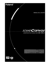 Roland SC-55st Manual Del Usuario