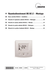 Solvis BE-SC-2 Manual De Instrucciones