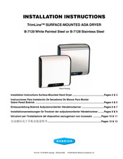 Bobrick Trim B-7128 Instrucciones De Instalación