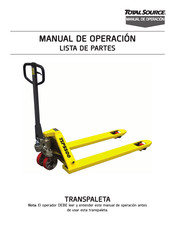 Total Source TSP5500 Manual De Operación