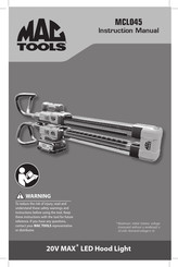 MAC TOOLS MCL045 Manual De Instrucciones