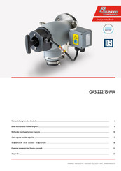 Bühler technologies GAS 222.15-MA Guía Rápida