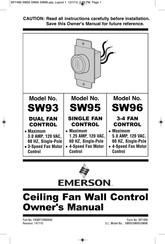 Emerson SW96 El Manual Del Propietario