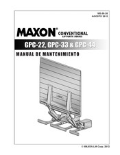 Maxon GPC-44 Manual De Mantenimiento