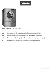 Miele PDR 922 HP Instrucciones De Uso