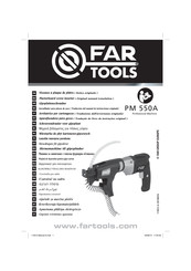 Far Tools PM 550A Traduccion Del Manual De Instrucciones Originale