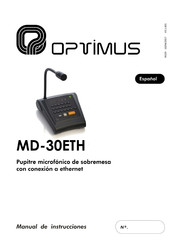 Optimus MD-30ETH Manual De Instrucciones