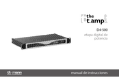 thomann The t.amp PRO D4-500 Manual De Instrucciones