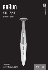 Braun Silk-épil FG 1100 Manual Del Usuario
