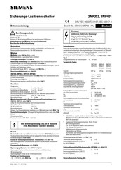 Siemens 3NP401 Manual Del Usuario