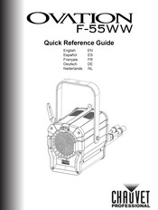 Chauvet Professional Ovation F-55WW Guía De Referencia Rápida