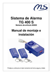 M+S TG 400 S Manual De Montaje E Instalación