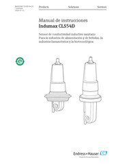 Endress+Hauser Indumax CLS54D Manual De Instrucciones