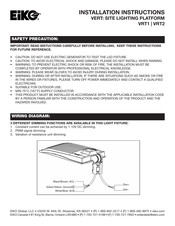 Eiko VRT1 Instrucciones De Instalación