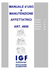 IGF 4800 Manual De Uso Y Mantenimiento