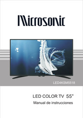 Microsonic LED4KSM5518 Manual De Instrucciones