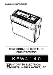 Kyoritsu Electrical Instruments Works KEW4140 Manual De Instruciones