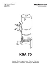 Nederman KSA 70 Manual