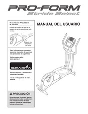 Pro-Form Stride Select Manual Del Usuario