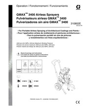 Graco GMAX 3400 Instrucciones De Funcionamiento