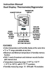 Essick Air Hygrometer Manual De Instrucciones